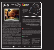 Przykładowa treść tablicy filmowej ustawionej przez nas przy dawnej Wytwórni Filmów Fabularnych.