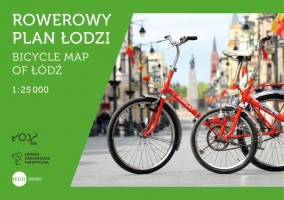 Rowerowy plan Łodzi wydany wspólnie z Łódzką Organizacją Turystyczną (wersja polsko-angielska).