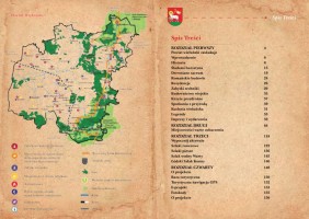 Spis treści przewodnika turystycznego dla Powiatu Wieluńskiego.