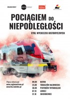 Chętnie podejmujemy wyzwanie prowadzenia wycieczek tematycznych, np. w 2018 r. cykl wycieczek kolejowych szlakiem wydarzeń prowadzących do odzyskania niepodległości.